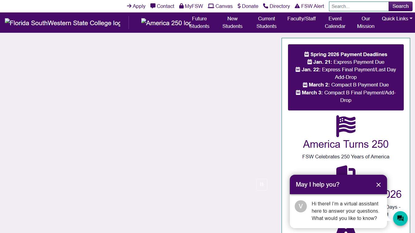 FSW Home Florida SouthWestern State College