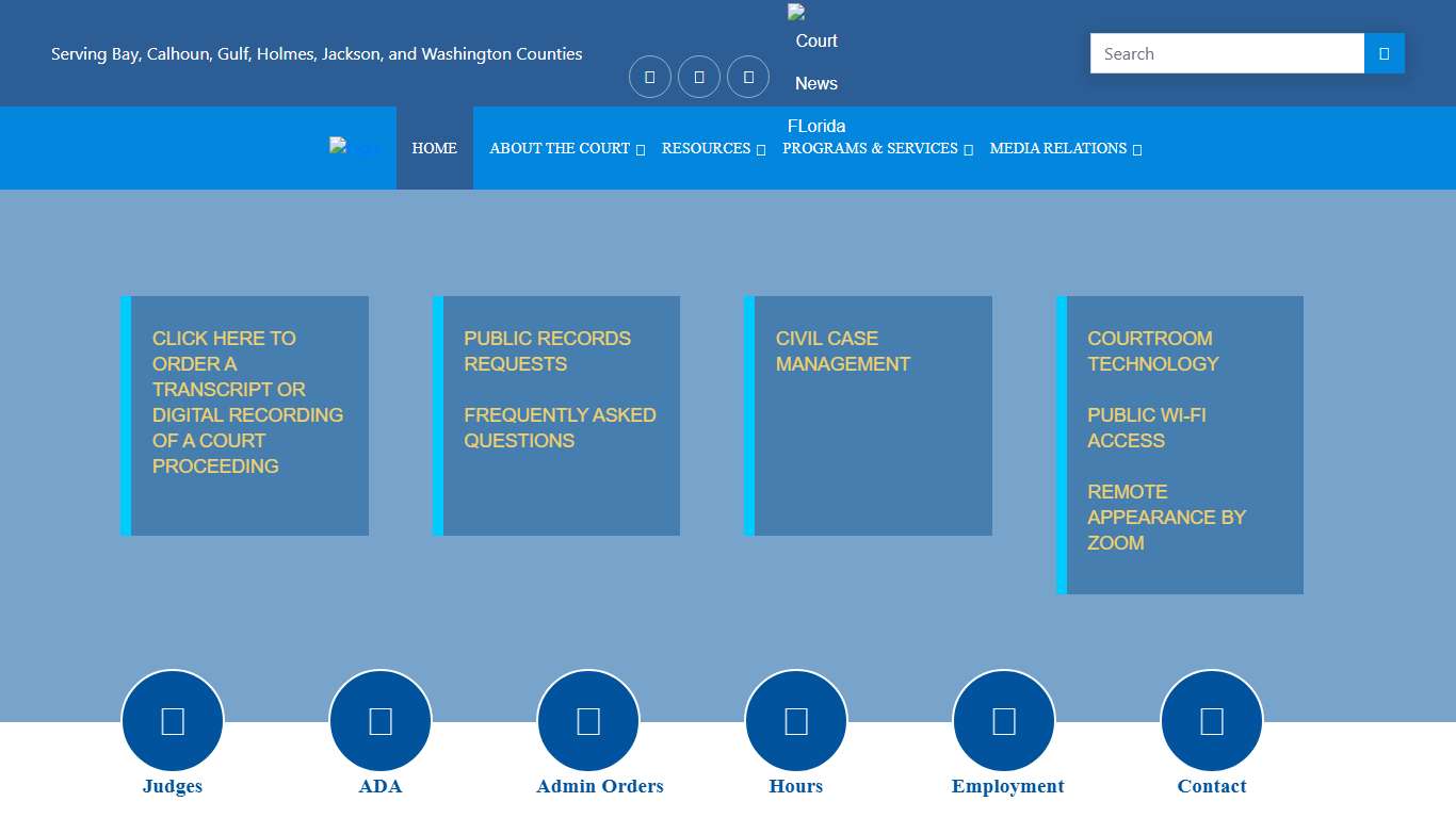 Fourteenth Judicial Circuit Justice in Florida will be Accessible, Fair, Effective, Responsive, and Accountable